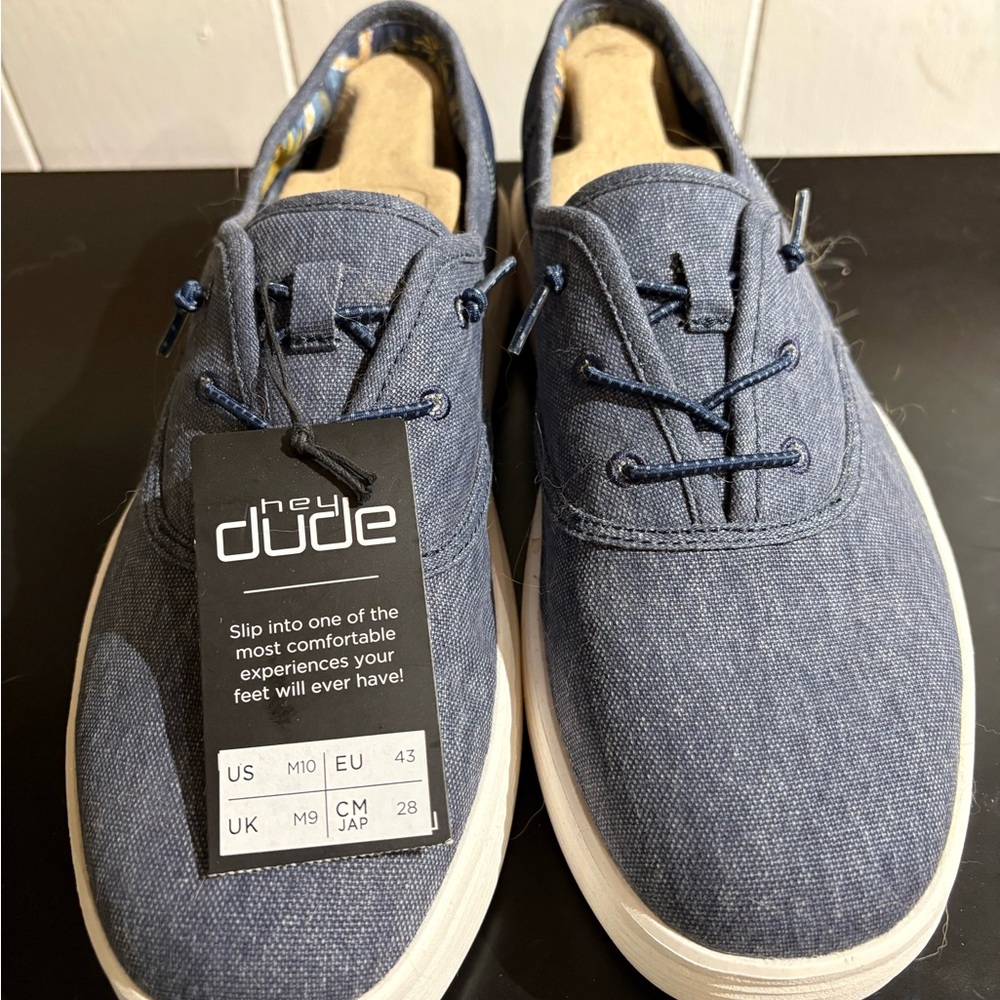 Hey Dude Men's Navy Slip-On Loafers